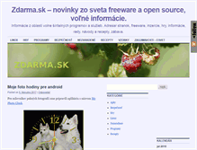 Tablet Screenshot of katalog.zdarma.sk