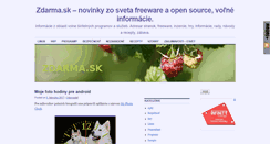 Desktop Screenshot of inzercia.zdarma.sk