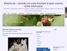 Tablet Screenshot of inzercia.zdarma.sk